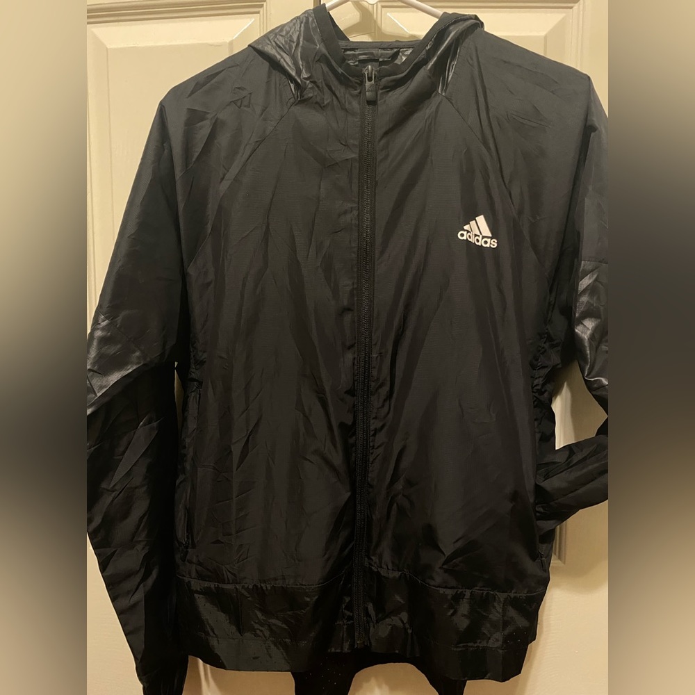 Adidas Womens windbreaker jacket- S M